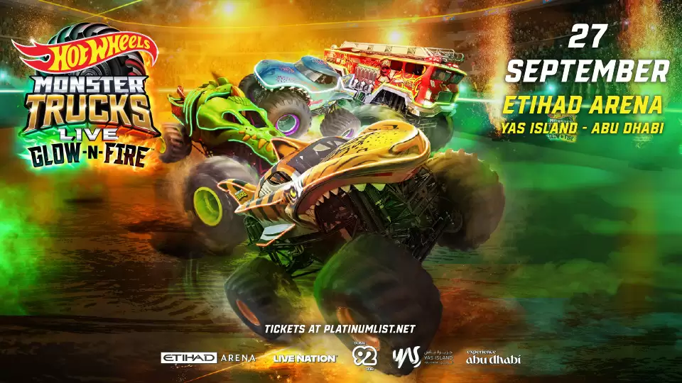 Hot Wheels Monster Trucks Live™: Glow-N-Fire in Abu Dhabi