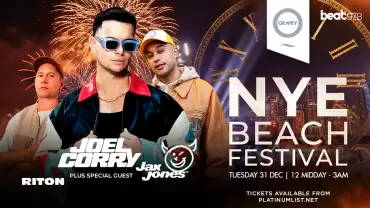 Zero Gravity NYE Beach Festival with Joel Corry, Jax Jones & Riton