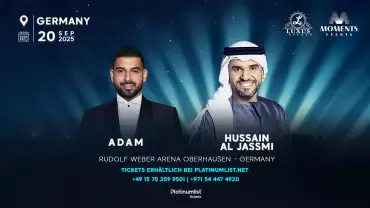 Hussain Al Jassmi & Adam Live at Rudolf Weber Arena in Oberhausen, Germany