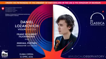 InClassica International Music Festival Presents A Tale of Two Stars - Daniel Lozakovich and Mikhail Pletnev at Dubai Opera