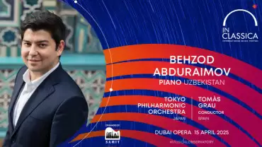 InClassica International Music Festival Presents Uzbekistan's Finest: Behzod Abduraimov with Tokyo Philharmonic at Dubai Opera