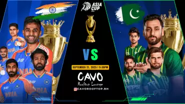 Hindistan - Pakistan CANLI olarak Cavo Rooftop'ta Büyük Ekranda
