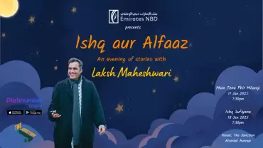 Ishq aur Alfaaz – An evening of stories with Laksh Maheshwari at The Junction in Dubai