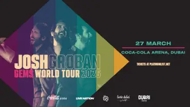 Josh Groban - Gems Dünya Turu Dubai'de
