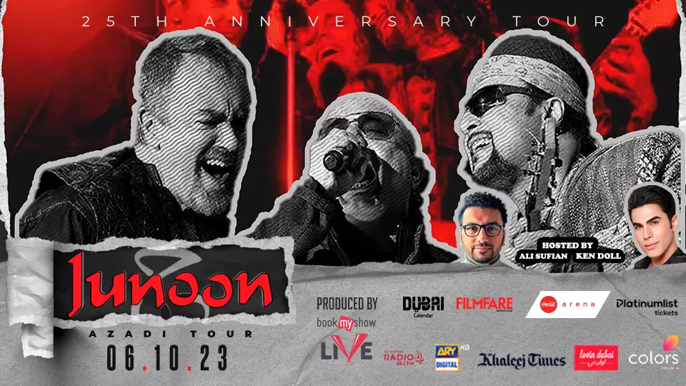 Junoon - Azaadi Tour Live Concert in Coca-Cola Arena, Dubai