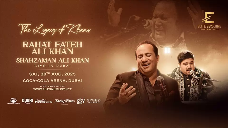 Legacy of the Khans - Ustad Rahat Fateh Ali Khan and Shazman Ali Khan in Dubai