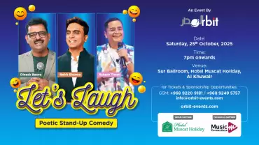 Let’s Laugh – Poetic Stand-up Comedy in Muscat