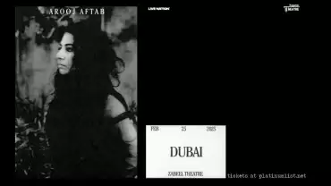 Live Nation Middle East presents Arooj Aftab at Zabeel Theatre in Dubai