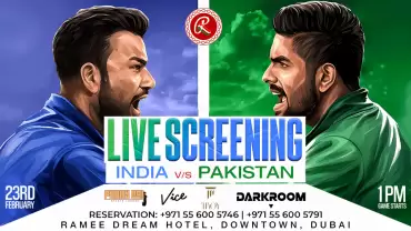 India vs. Pakistan Live Screening Sunday Cricket Match at Troy in Dubai