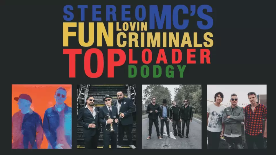 LOADED Live Concert in Dubai with Stereo MCs, Fun Lovin' Criminals, Toploader and Dodgy