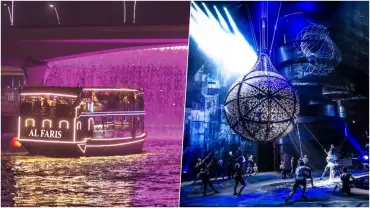Luxury Canal Dhow Cruise with La Perle Show