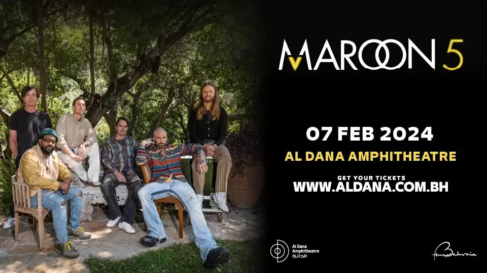 Maroon 5 live in Al Dana Amphitheatre, Bahrain