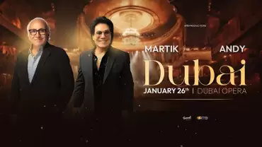 Martik and Andy at Dubai Opera