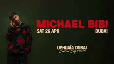 Michael Bibi at Ushuaïa Dubai Harbour Experience