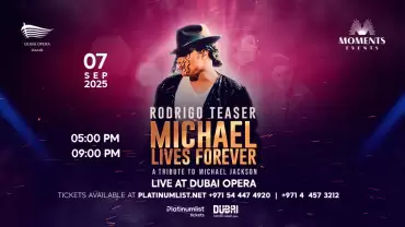 Michael Lives Forever by Rodrigo Teaser - A Tribute to Michael Jackson in Dubai Opera