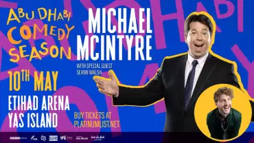 Michael McIntyre at Etihad Arena in Abu Dhabi