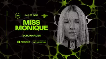 Miss Monique live at HIVE, Soho Garden Meydan in Dubai
