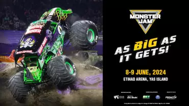 Monster Jam 2024 at Etihad Arena in Abu Dhabi