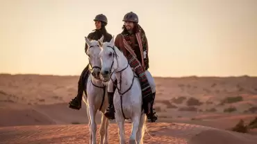 Morning Horseback Riding in Dubai Desert with Shared Transfer