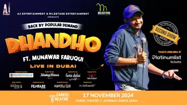 Munawar Faruqui Live at Zabeel Theatre in Dubai