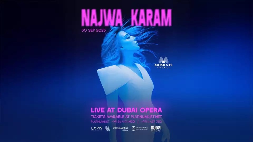 Najwa Karam Dubai Opera'da canlı