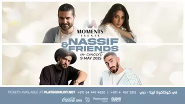 Nassif Zeytoun, Rahma Riad, Mortadha Ftiti, and Ricky Rich at Coca-Cola Arena in Dubai