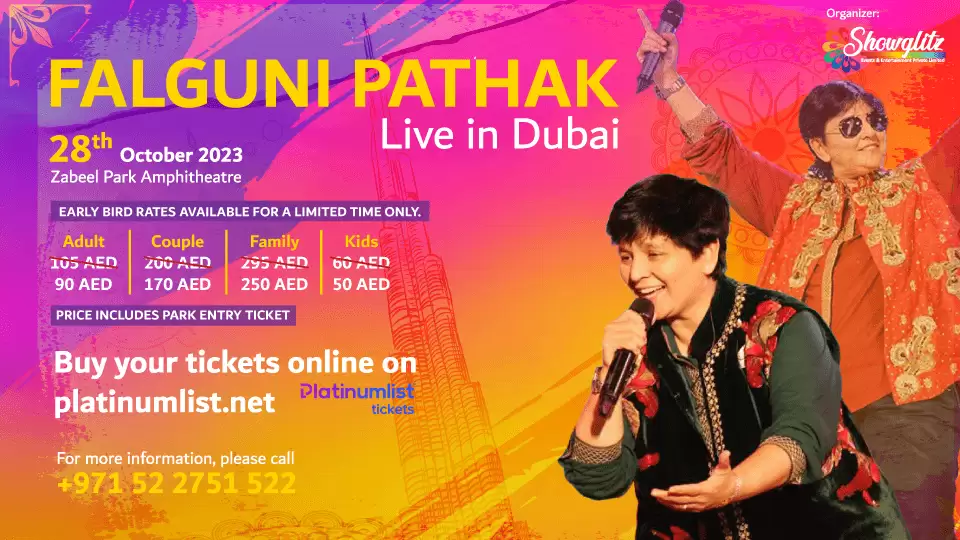 Falguni Pathak Live in Dubai