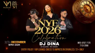 New Year’s Eve Celebration at VI Muscat