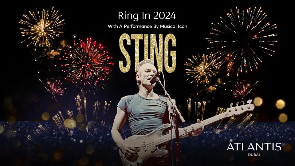 New Year’s Eve Gala Dinner featuring Sting In Dubai