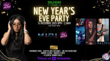 New Year’s Eve Party 2026 at Dilmun Club, Bahrain