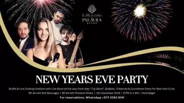 New Year's Eve Party at Palavra Resort