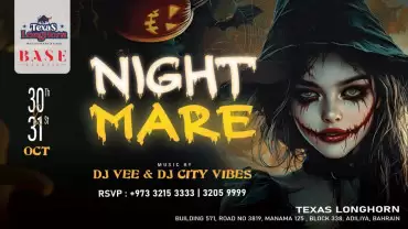 Nightmare Halloween Party at Texas Longhorn, Bahrain