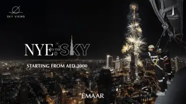 NYE 2026 with Dinner at Sky Views Observatory + Edge Walk Experience