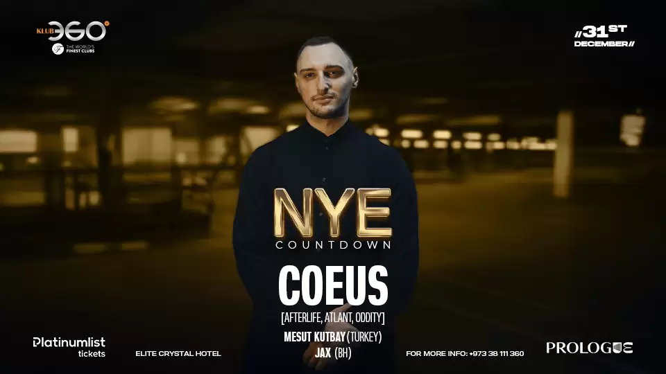 NYE Countdown at Prologue Nights/Klub360