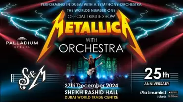 METALLICA SHOW S&M TRIBUTE with PALLADIUM Orchestra Live in Dubai