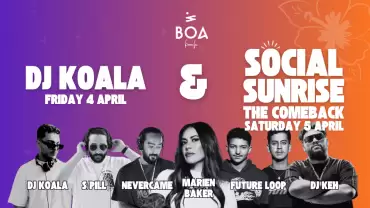 OPENING WEEKEND: DJ Koala + Social Sunrise: THE COMEBACK