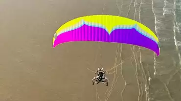 Paramotoring in Sawadi Beach