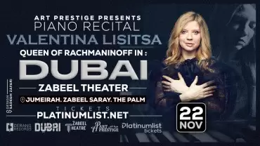Valentina Lisitsa Piano Recital at Zabeel Theatre, Dubai
