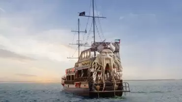 Pirate ship cruise with unlimited pizza