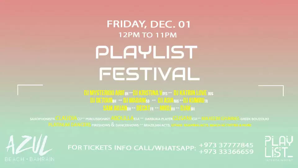 Playlist Festival