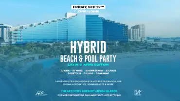 Playlist Hybrid Pool & Beach Party at The Art Hotel Amwaj