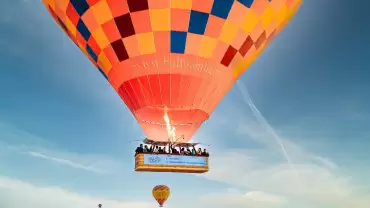 Premium Adventure Balloon Flight with camel ride and Breakfast