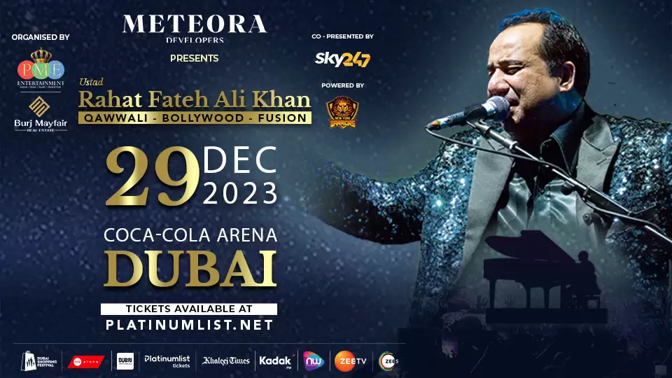 Rahat Fateh Ali Khan Live in Coca-Cola Arena, Dubai