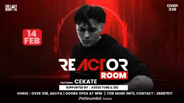 Reactor Room featuring Cekate at Over338, Adliya