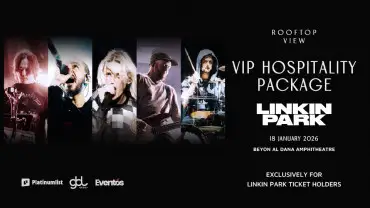 Rooftop View Linkin Park VIP Hospitality Package at Beyon Al Dana Amphitheatre