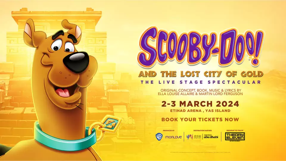 Scooby-Doo! and The Lost City of Gold LIVE at Etihad Arena in Abu Dhabi