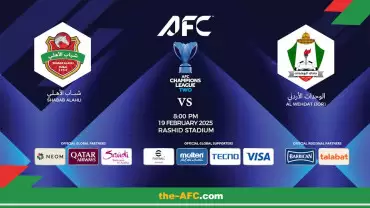 Shabab Al Ahli FC (UAE) vs Al Wehdat SC (JOR) - AFC Champions League Two
