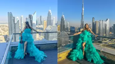 Shangri-La Balcony Flying Dress Videography Shoot