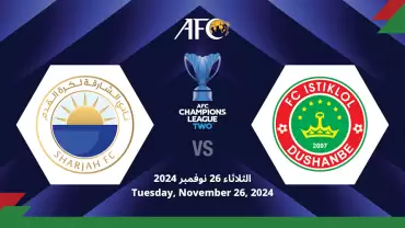 Sharjah FC (UAE) vs FC Istiklol (TJK) - AFC Champions League Two