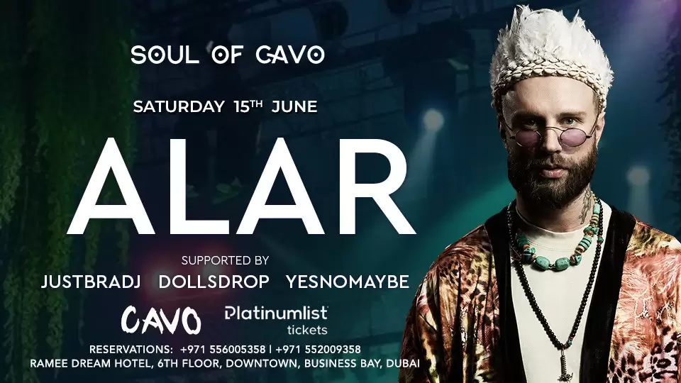 Soul of Cavo Presents Alar Performing Live at Cavo, Dubai